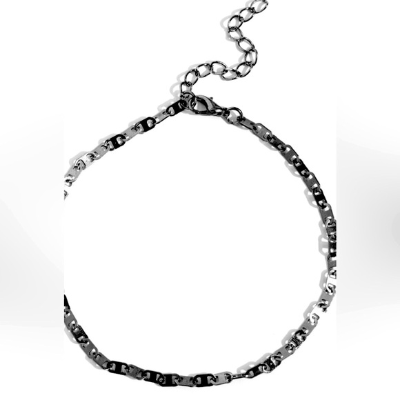 💥🧜🏻‍♀️🧜GUNMETAL ANKLET❗️ PAPARAZZI “LINKED LEGACY” BLACK ANKLET❗️🧜🏻‍♀️🧜💥 - Picture 2 of 4